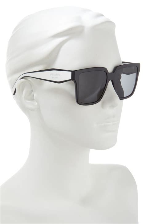 prada timeless 56mm square sunglasses|Prada 56mm Square Sunglasses .